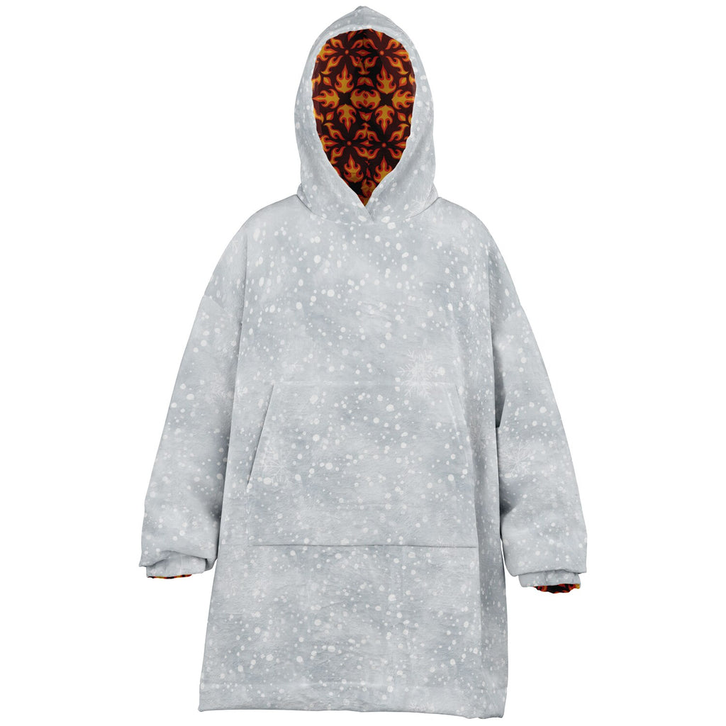 Youth Reversible Snug Hoodie - LET IT SNOW