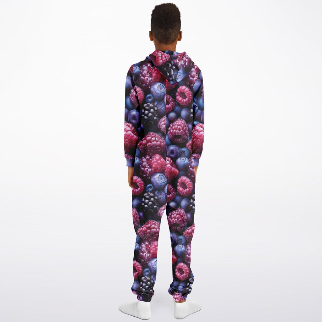 Athletic Youth Jumpsuit - BERRY SWEET