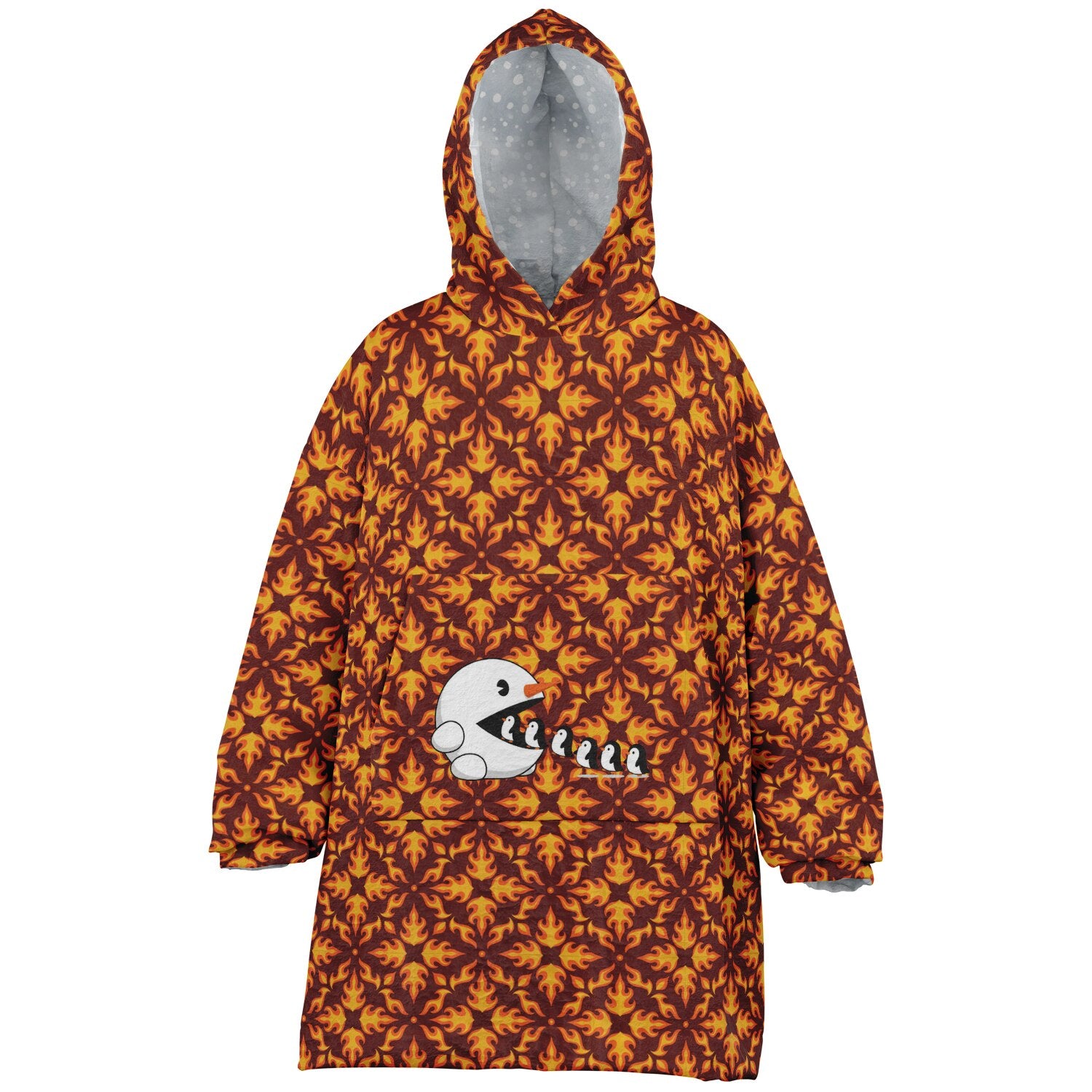 Youth Reversible Snug Hoodie - LET IT SNOW