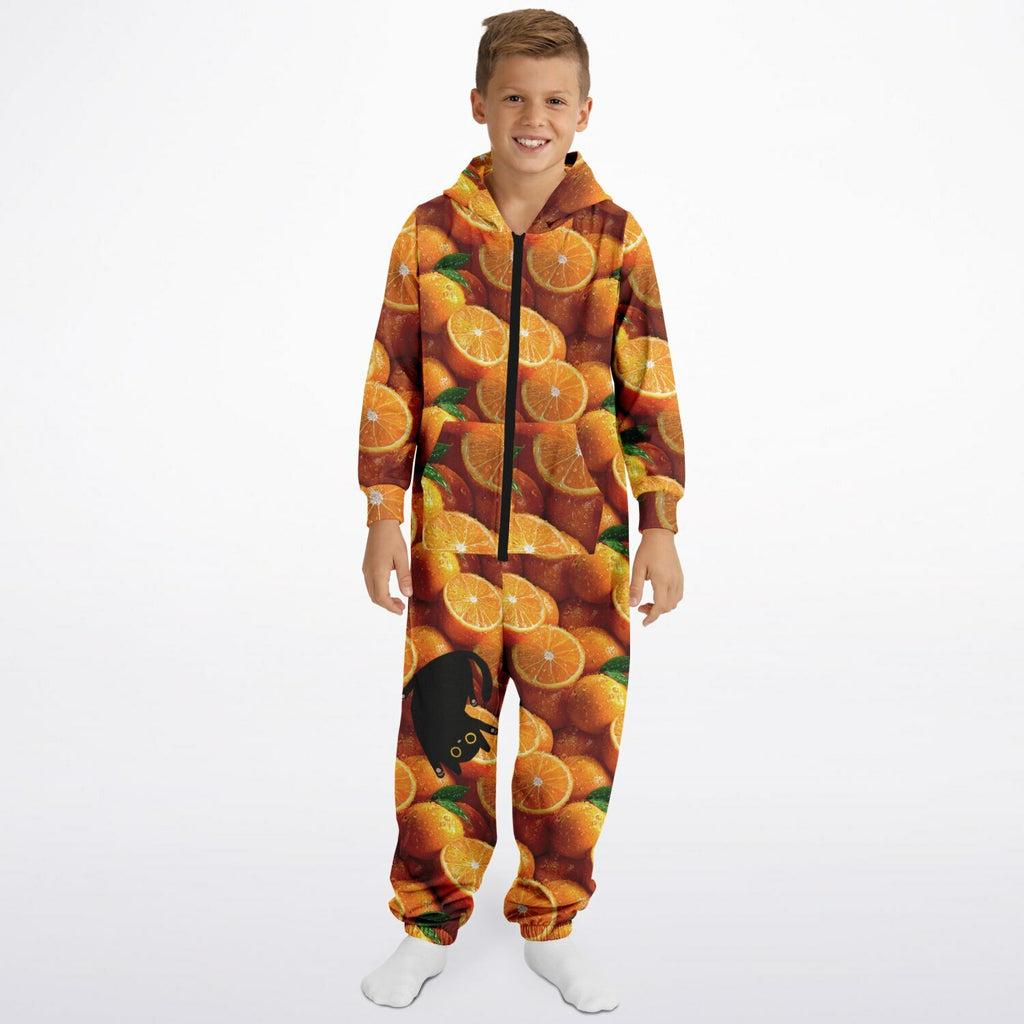 Athletic Youth Jumpsuit - ORANGE YOU GLAD