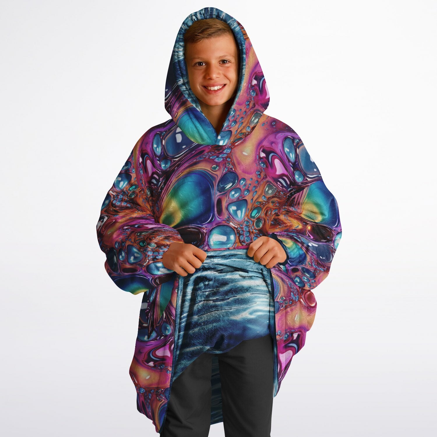 Youth Reversible Snug Hoodie - FEISTY FISH