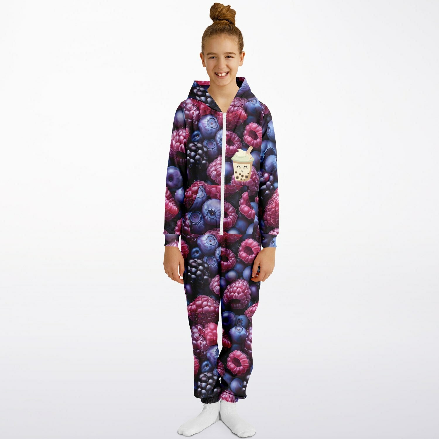 Athletic Youth Jumpsuit - BERRY SWEET