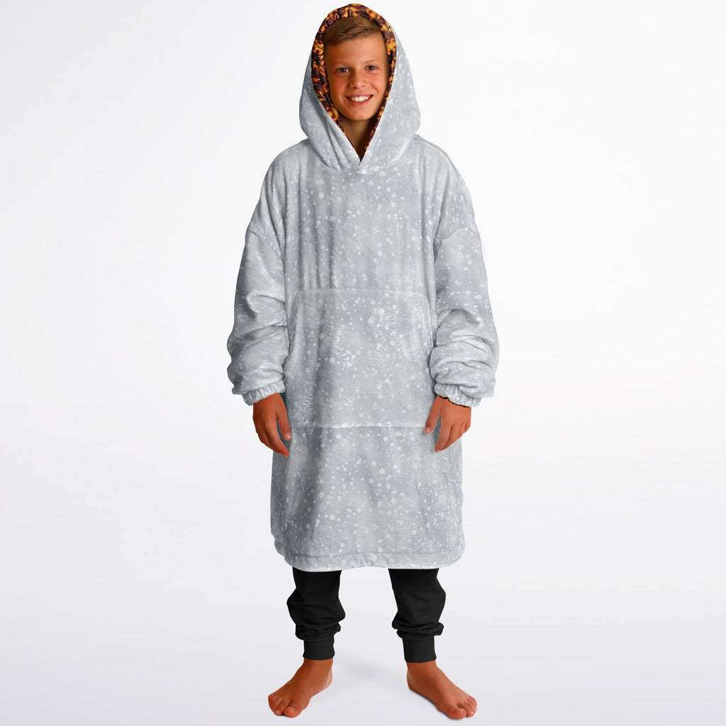 Youth Reversible Snug Hoodie - LET IT SNOW