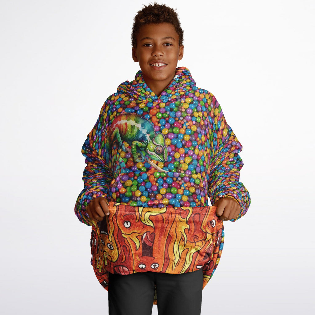 Youth Reversible Snug Hoodie - SWEET AND SPICY