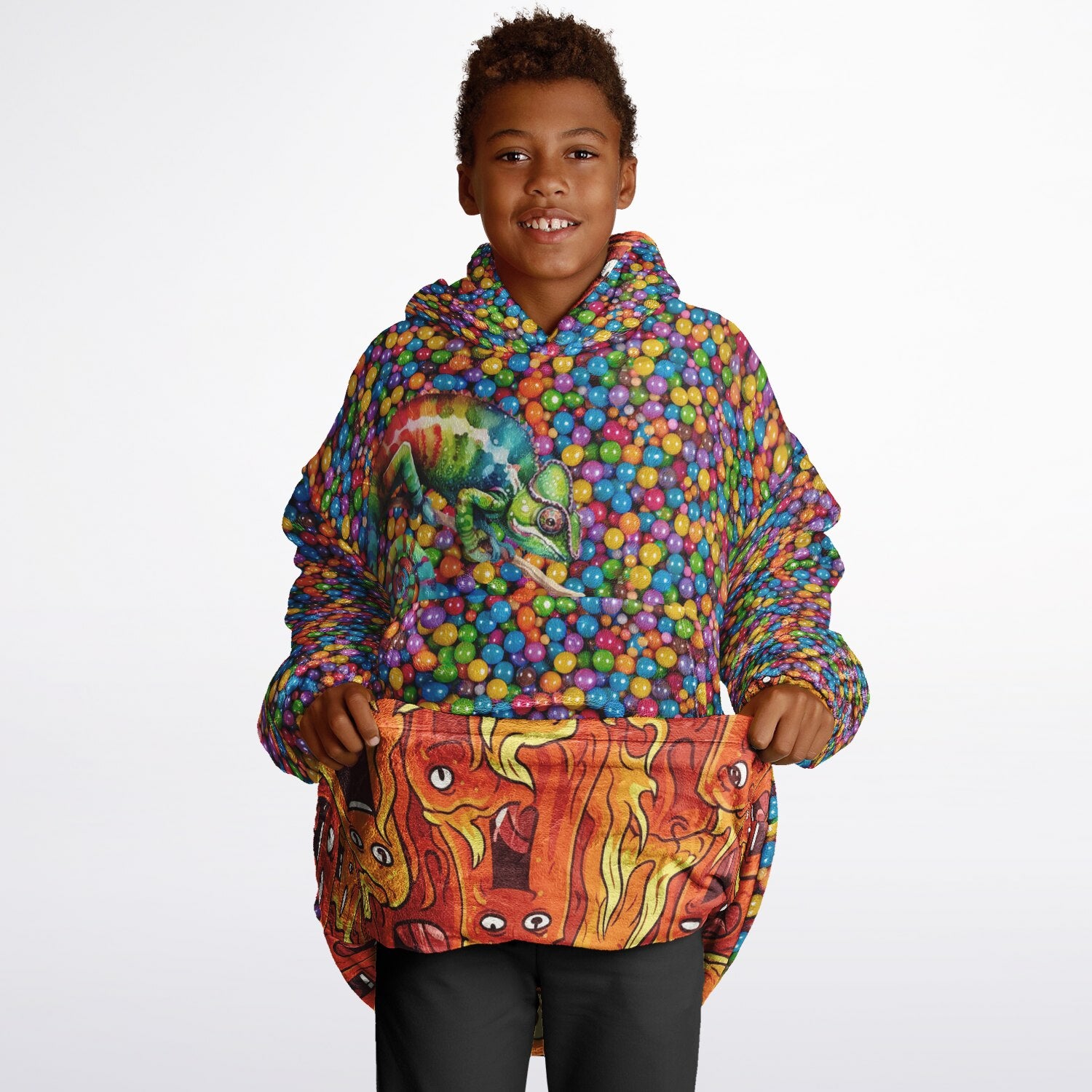 Youth Reversible Snug Hoodie - SWEET AND SPICY