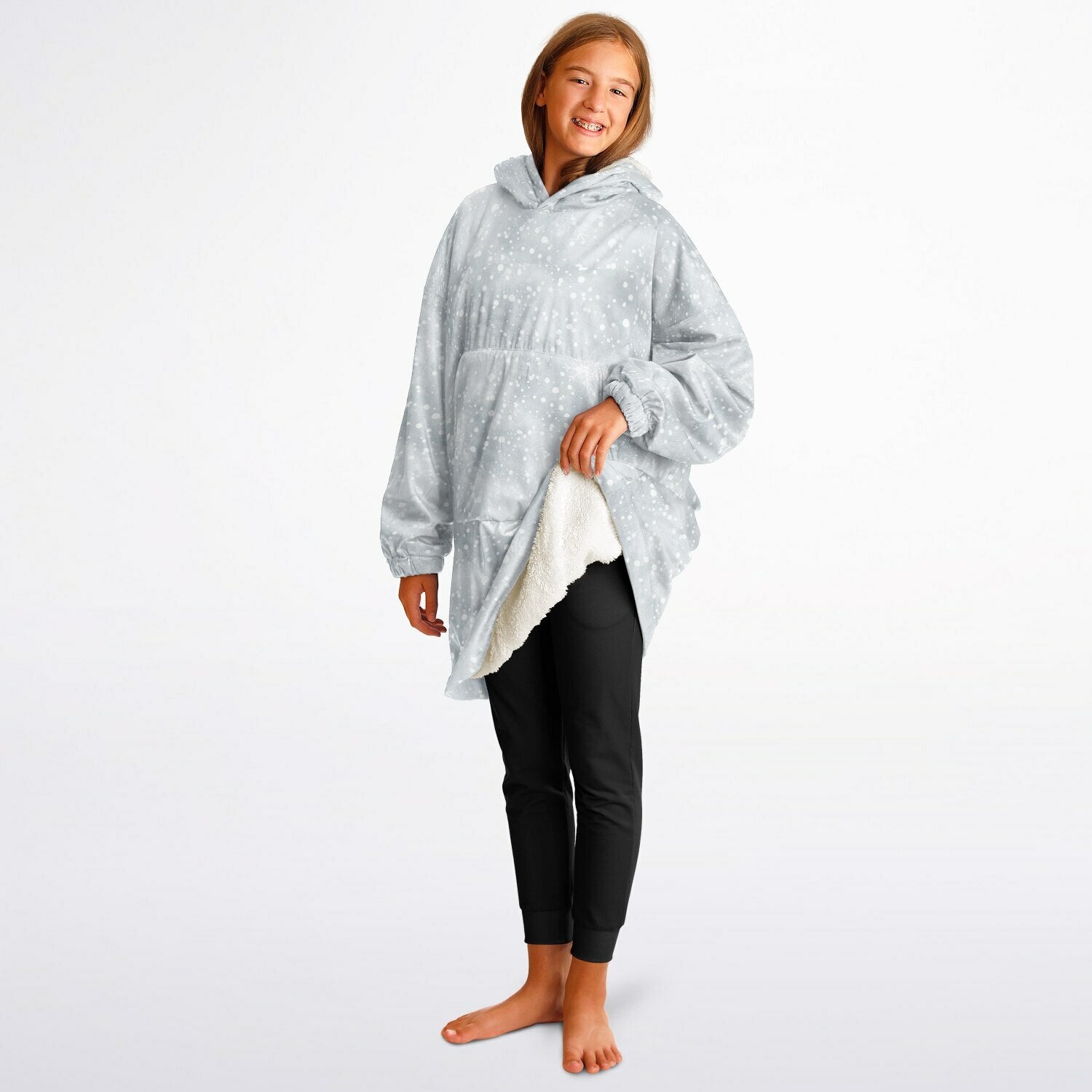 Youth Snug Hoodie - JUST SLEIGHING IT