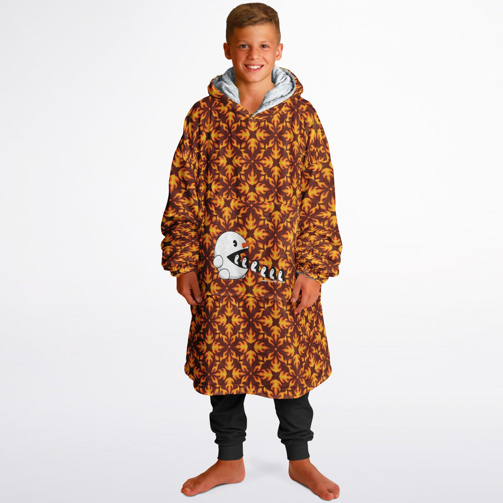 Youth Reversible Snug Hoodie - LET IT SNOW