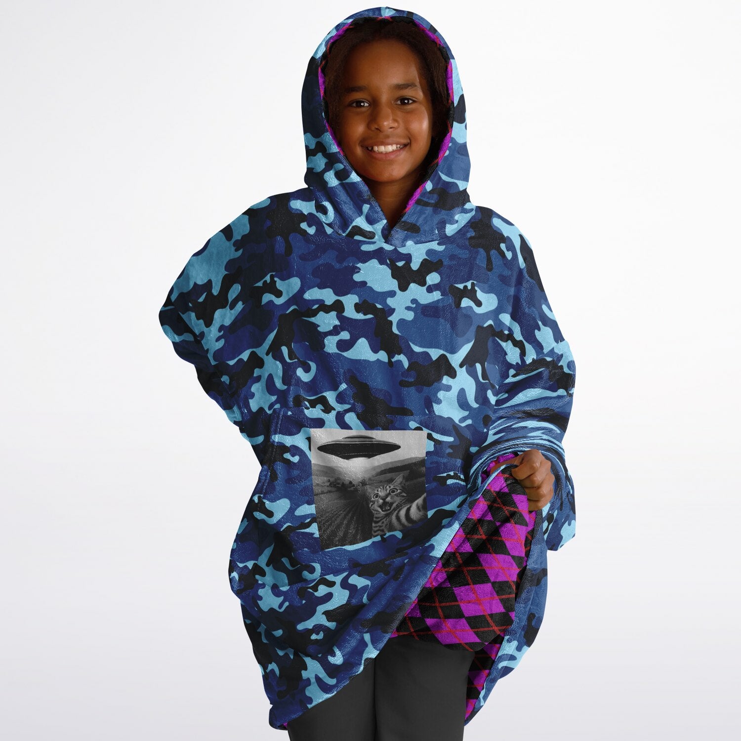 Youth Reversible Snug Hoodie - SELFIE