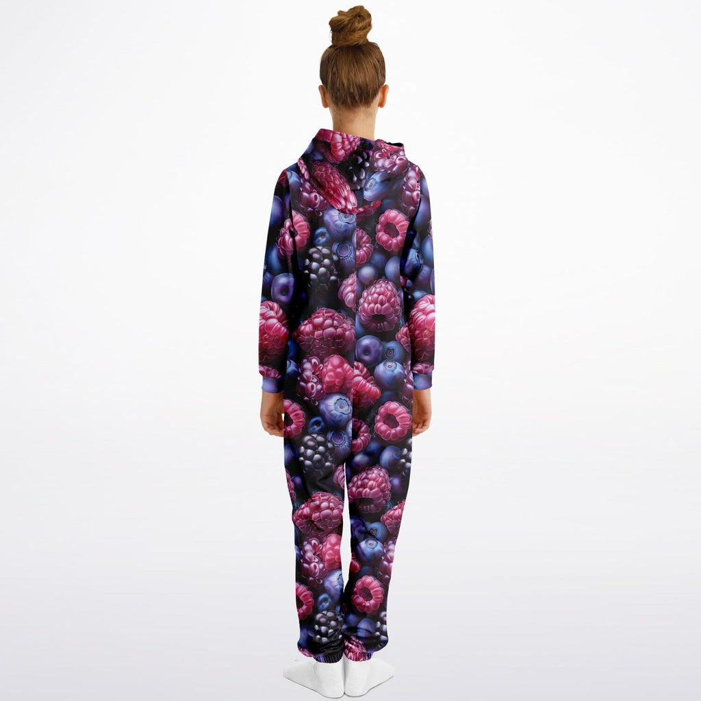 Athletic Youth Jumpsuit - BERRY SWEET