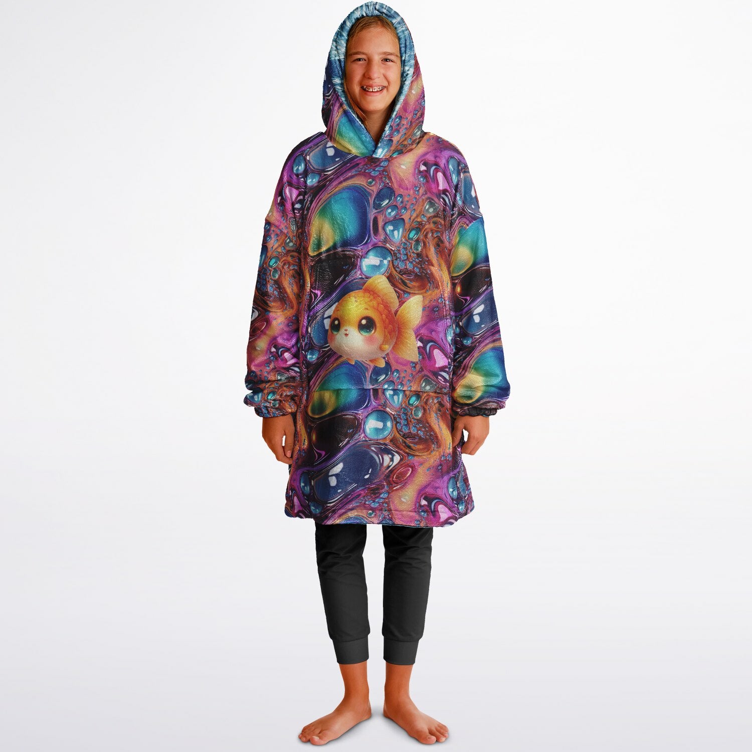 Youth Reversible Snug Hoodie - FEISTY FISH