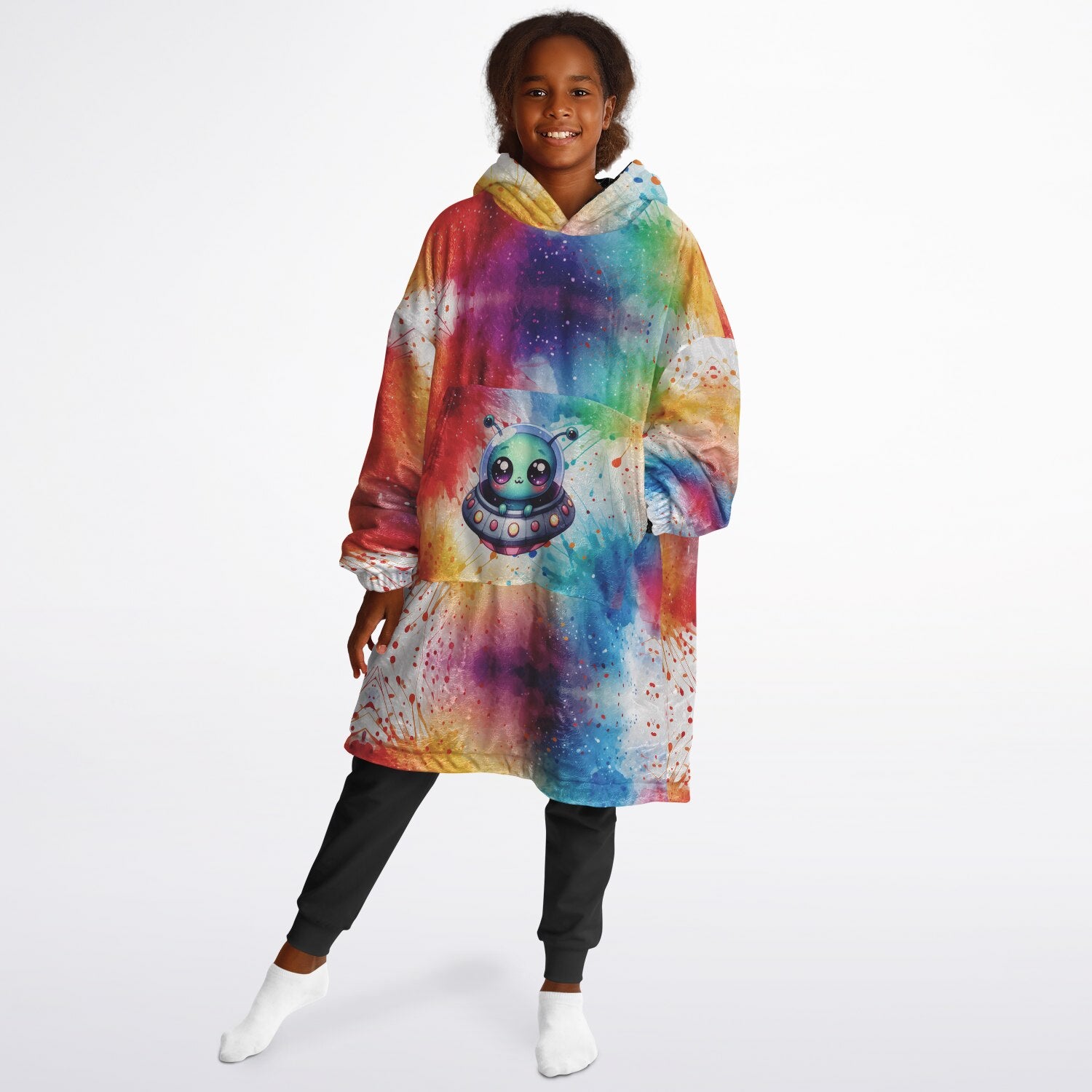 Youth Reversible Snug Hoodie - GO BATTY