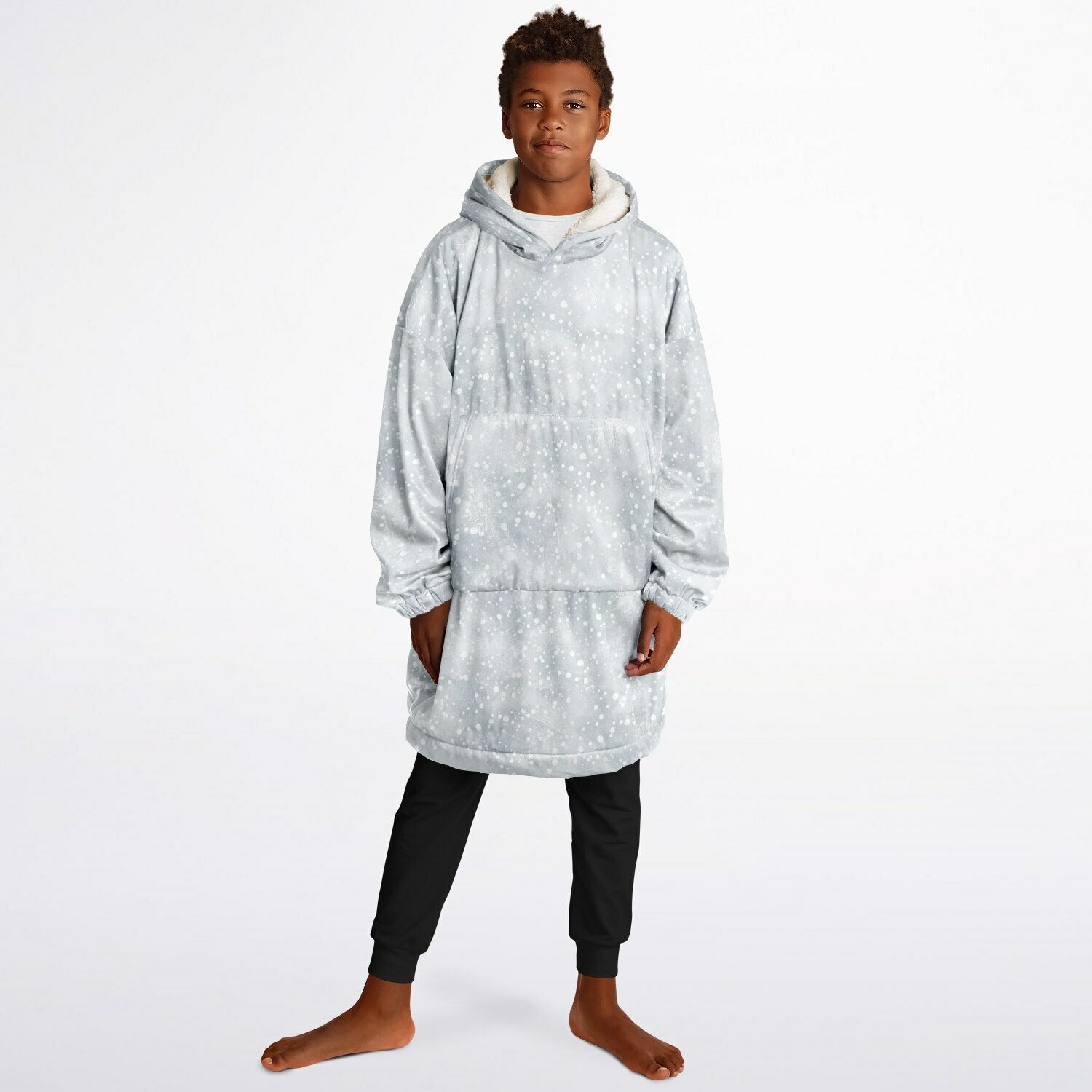 Youth Snug Hoodie - JUST SLEIGHING IT